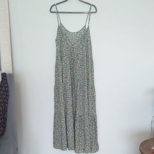 San Souci Women's Floral Spaghetti Strap Maxi Dress